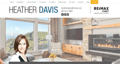 Desktop Screenshot of heatherdavis.ca